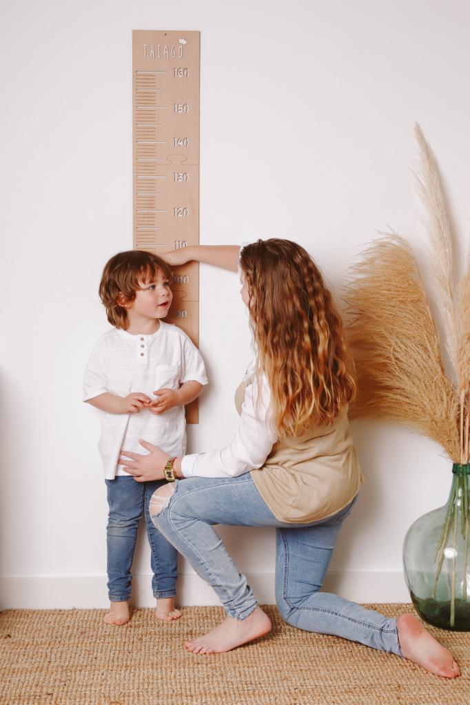 Medidor de Madera Infantil Personalizado