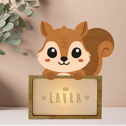 Lámpara Mini + Placa Personalizable Gratis