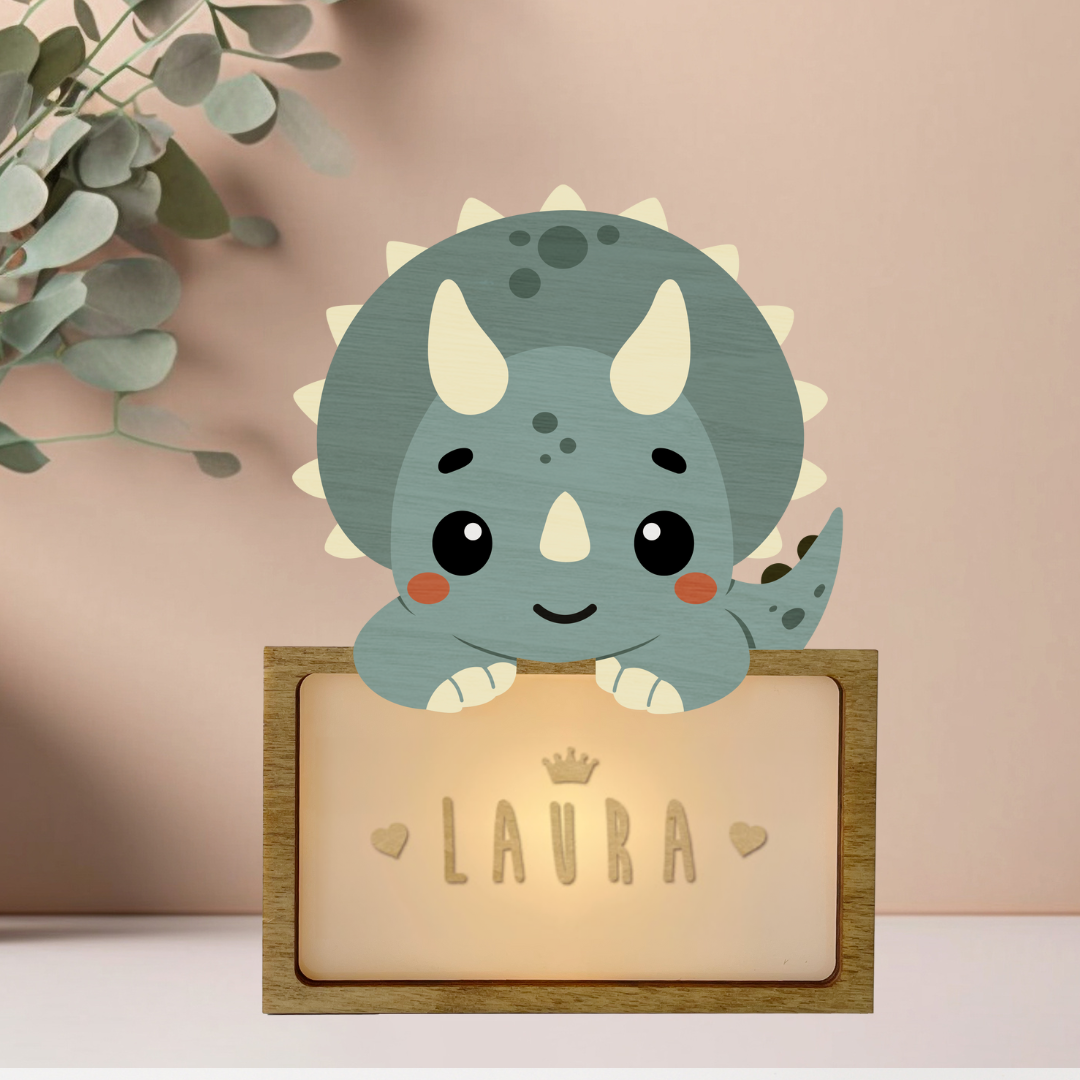 Lámpara Mini + Placa Personalizable Gratis