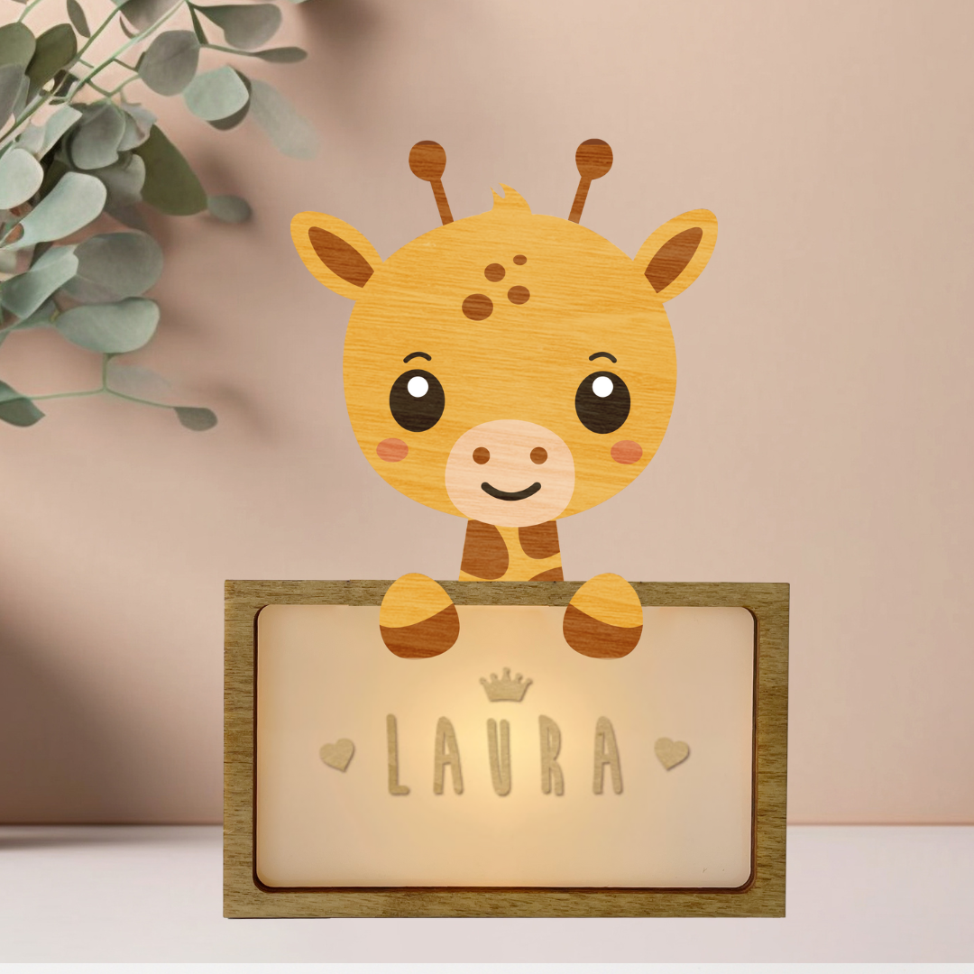 Lámpara Mini + Placa Personalizable Gratis