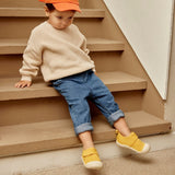 ATTIPAS Knit Sneakers Mustard. Zapatos Infantiles