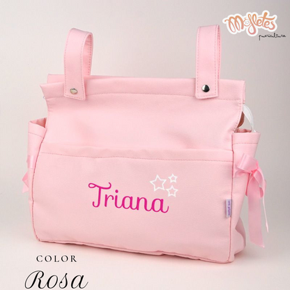 Bolso Personalizado Panera Polipiel con lazos