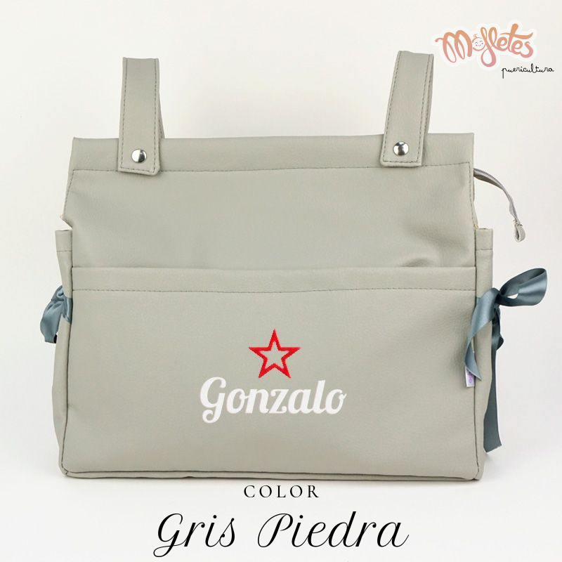 Bolso Personalizado Panera Polipiel con lazos