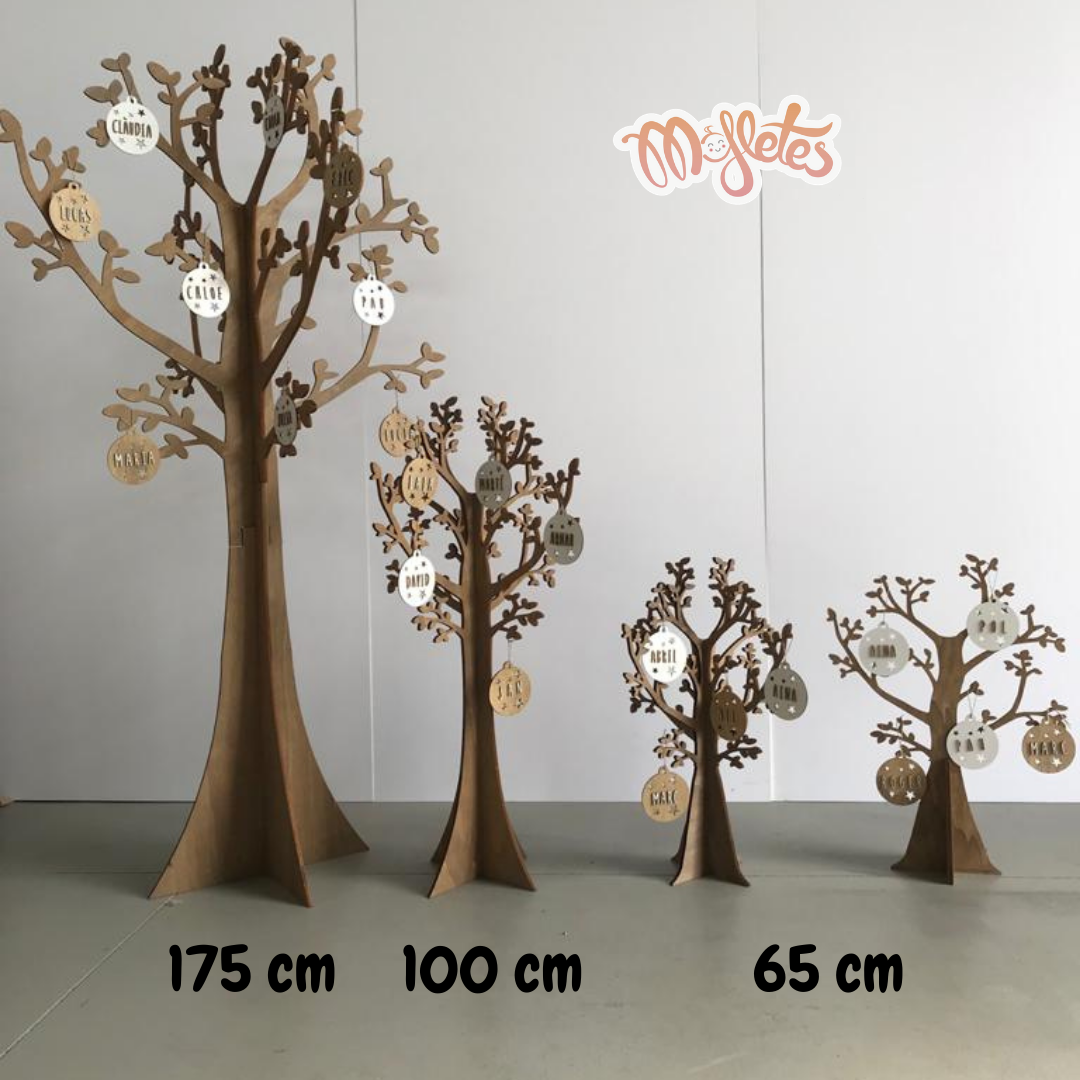 Árbol de Navidad  100 cm 100% Madera