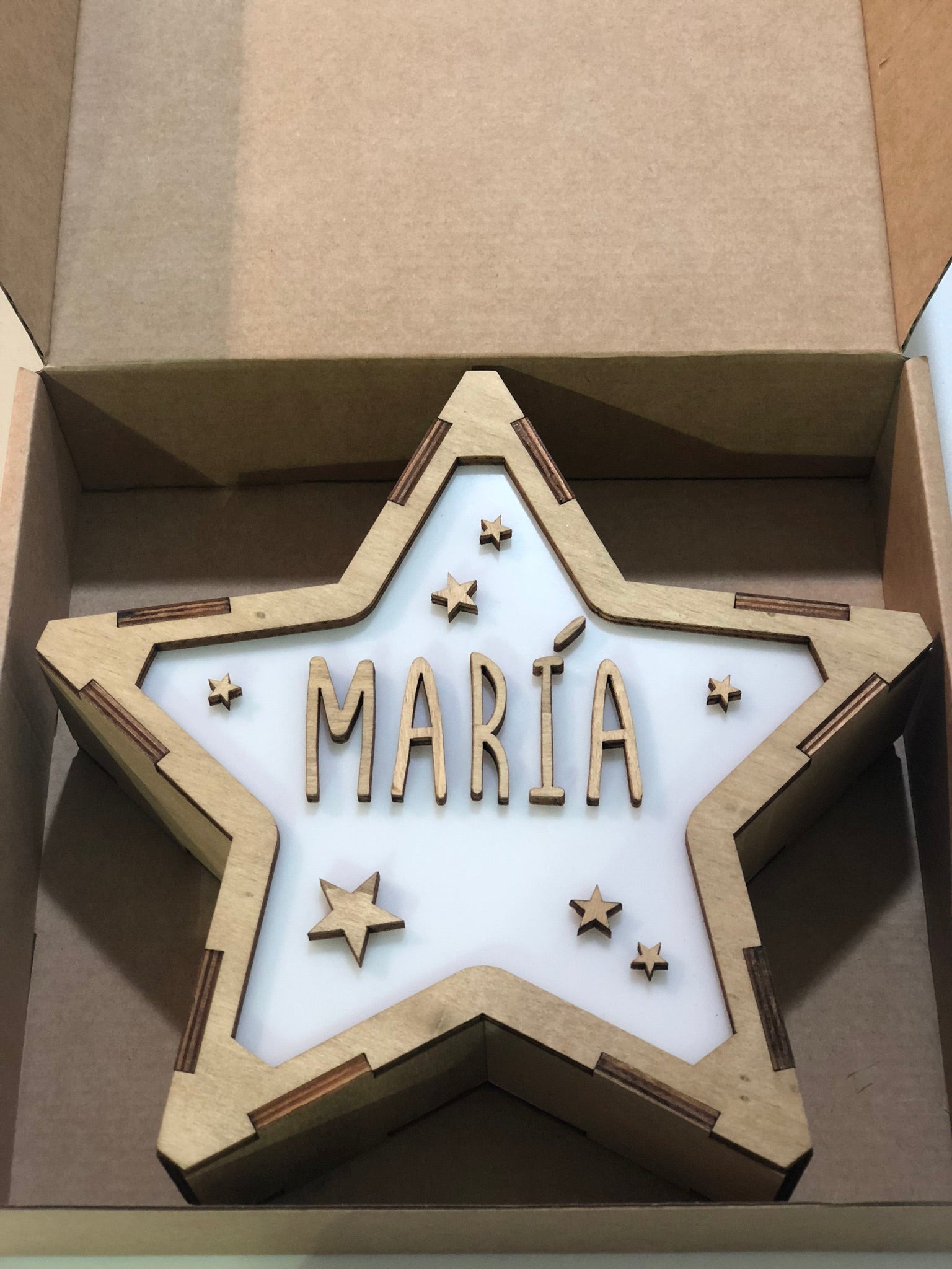 Lámpara Personalizada Estrellas