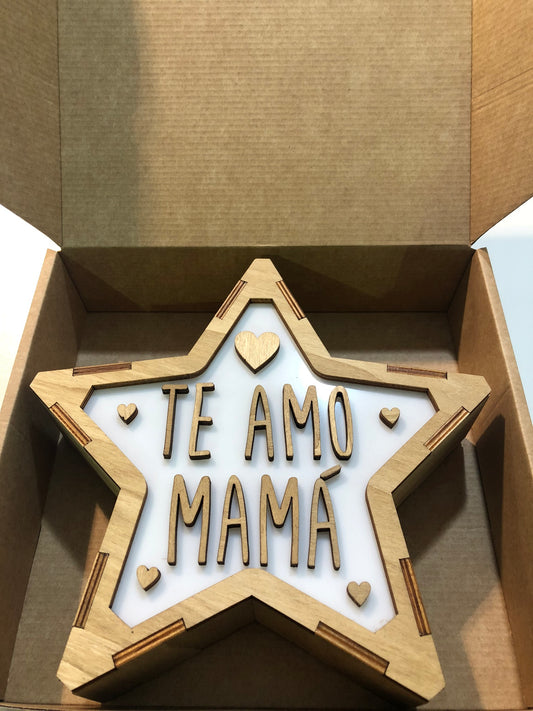 Lámpara Día de la Madre TE AMO