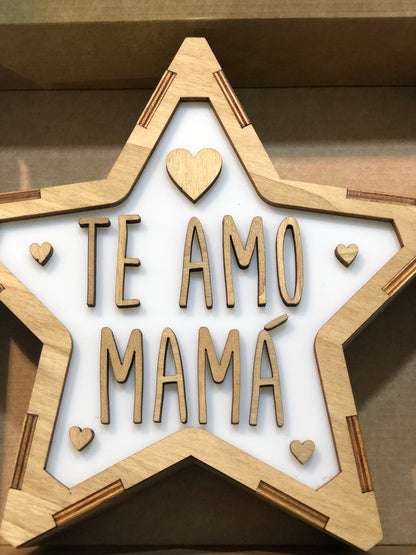 Lámpara Día de la Madre TE AMO