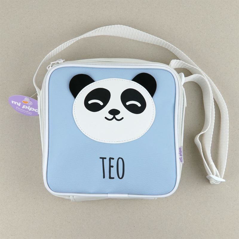 Bolsa Isotérmica Personalizada Panda Azul