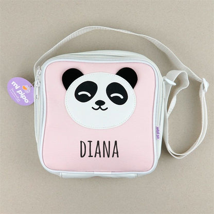 Bolsa Isotérmica Personalizada Panda Rosa