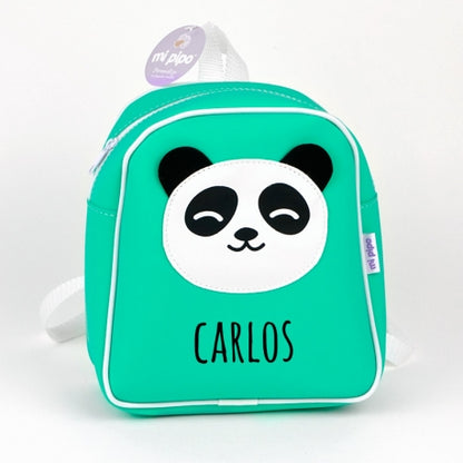 Mochila Personalizada Panda Menta