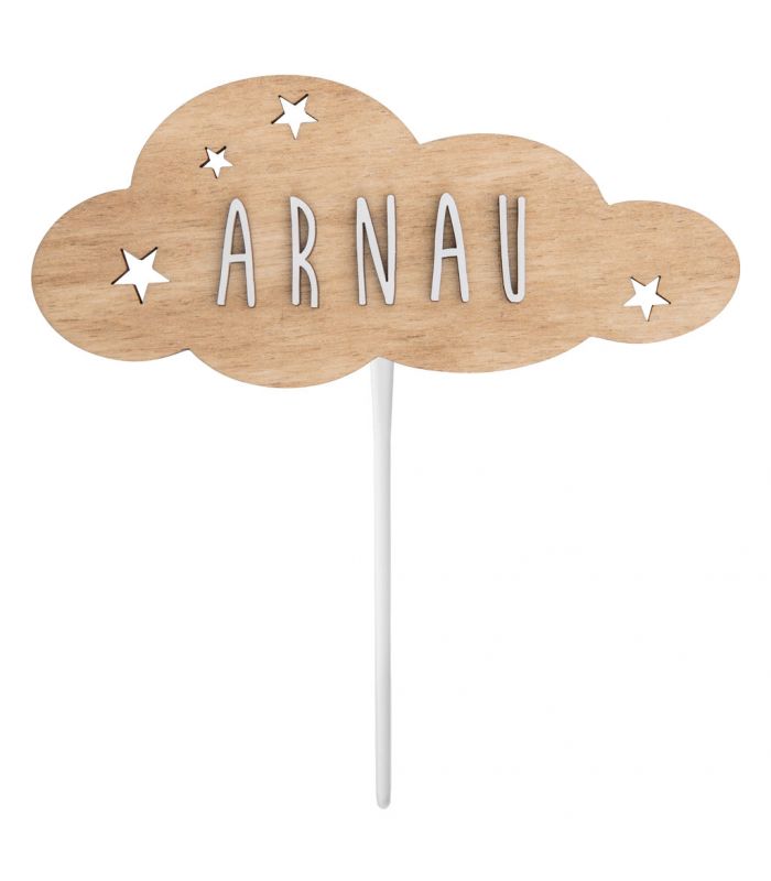 Topper Personalizado para Tartas - Nube